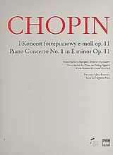 Frédéric Chopin Notenblätter Concerto in e Minor no.1 op.11