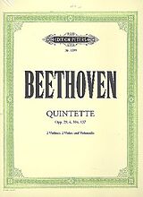 Ludwig van Beethoven Notenblätter Streichquintette op.4, op.29, op.104 und op.137