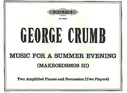 George Crumb Notenblätter Music for a Summer Evening
