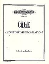 John Cage Notenblätter Composed Improvisation