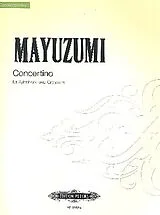 Toshiro Mayuzumi Notenblätter Concertino for xylophone and orchestra
