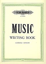  Instrumente+Zubehör Music Writing Book