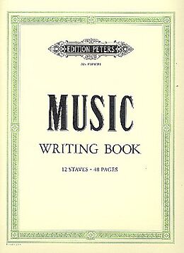  Instrumente+Zubehör Music Writing Book