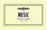  Instrumente+Zubehör Music Writing book