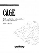 John Cage Notenblätter Fads and Fancies in the Academy