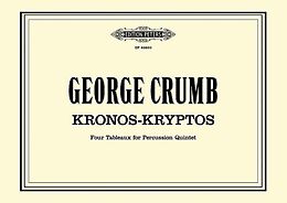 George Crumb Notenblätter Kronos - Kryptos