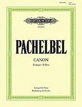 Geheftet Canon D-Dur (Bearbeitung für Klavier zu 2 Händen) von Johann Pachelbel