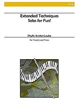 Phyllis Avidan Louke Notenblätter Extended Techniques - Solos for Fun