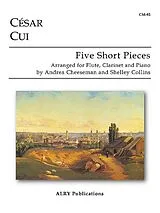 César Cui Notenblätter 5 short pieces