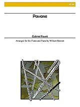 Gabriel Urbain Fauré Notenblätter Pavane for 6 flutes and piano