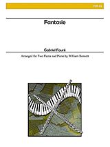 Gabriel Urbain Fauré Notenblätter Fantasy for 2 flutes and piano