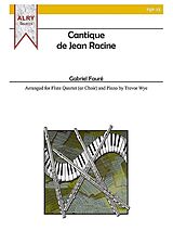 Gabriel Urbain Fauré Notenblätter Cantique de Jean Racine