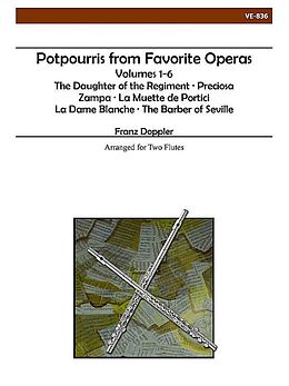  Notenblätter Potpourris from favorite Operas vol.1-6