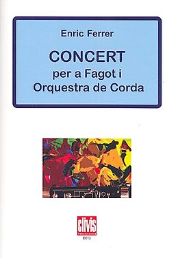 Enric Ferrer Notenblätter Concert for bassoon and string orchestra