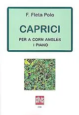 Francisco Fleta Polo Notenblätter Caprici for englishhorn and piano