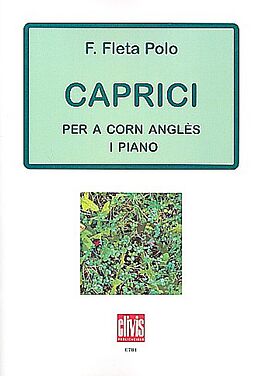 Francisco Fleta Polo Notenblätter Caprici for englishhorn and piano