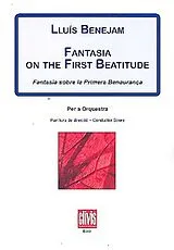Lluís Benejam Notenblätter Fantasia on the first Beatitude