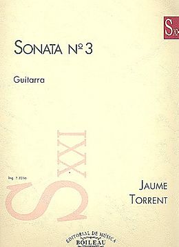 Jaume Torrent Notenblätter Sonata no.3 op.32