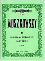 Moritz Moszkowski Notenblätter 15 Estudios de virtuosismo op.72