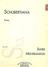 Xavier Montsalvatge Notenblätter Schubertiana