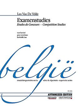 Leo Van de Velde Notenblätter Examenstudies op.24 -etudes de concours