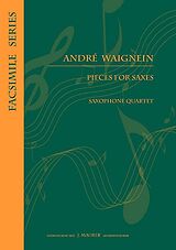 André Waignein Notenblätter pieces for saxes