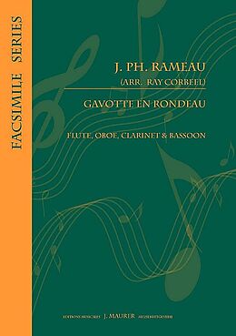 Jean Philippe Rameau Notenblätter Gavotte en Rondeau
