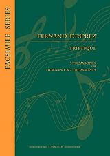 Fernand Desprez Notenblätter Triptyque