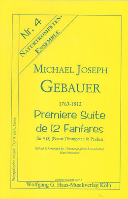 Michael Joseph Gebauer Notenblätter Suite no.1 de 12 fanfares für