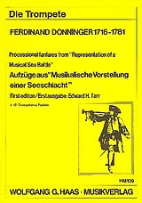 Ferdinand Donninger Notenblätter Aufzüge aus Musikalische Vorstellung