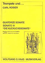 Charles (Carl) Rosier Notenblätter Sonate Nr.4 für Trompete und Streicher