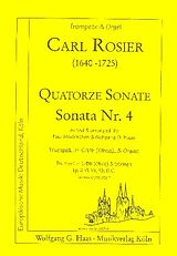 Charles (Carl) Rosier Notenblätter Sonate Nr.4