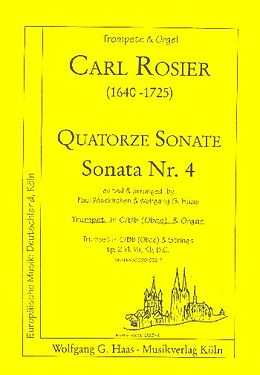 Charles (Carl) Rosier Notenblätter Sonate Nr.4