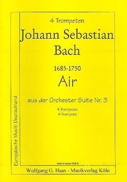 Johann Sebastian Bach Notenblätter Air aus der Orchestersuite Nr.3