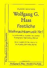 Wolfgang Georg Haas Notenblätter Festliche Weihnachtsmusik Band 1