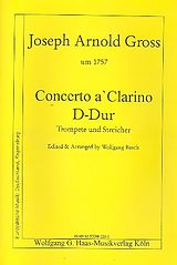 Joseph Arnold Gross Notenblätter Konzert D-Dur für Trompete in D