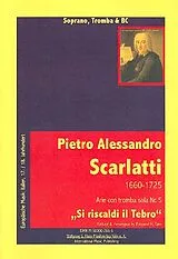Alessandro Scarlatti Notenblätter Si riscaldi il tebro für Sopran