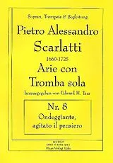 Alessandro Scarlatti Notenblätter Ondeggiante agitato il pensiero