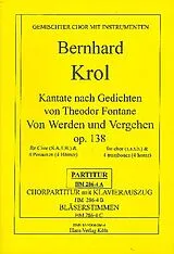 Bernhard Krol Notenblätter Von Werden und Vergehen op.138