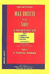 Max Bruch Notenblätter Suite op.88 Teil 2 für Orgel