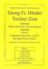 Georg Friedrich Händel Notenblätter Tochter Zion für 5 gleiche