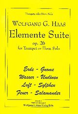 Wolfgang Georg Haas Notenblätter Elemente-Suite op.26