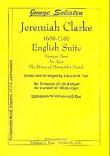 Jeremiah Clarke Notenblätter English suite für Trompete und Orgel