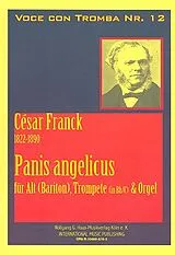 César Franck Notenblätter Panis angelicus op.12 für Alt