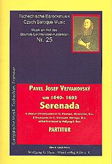 Pavel Josef Vejvanovsky Notenblätter Serenada für 5 (Natur-)Trompeten in C