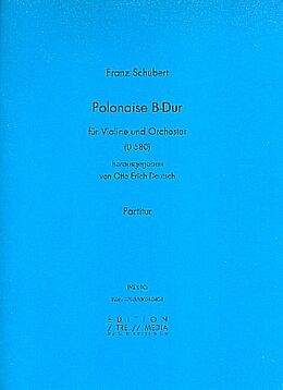 Franz Schubert Notenblätter Polonaise B-Dur D580