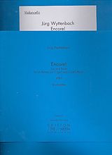 Jürg Wyttenbach Notenblätter Encore