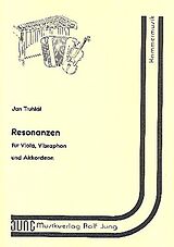 Jan Truhlar Notenblätter Resonanzen op.76