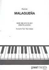 Ernesto Lecuona Notenblätter MalagueñaEinzelausgabe