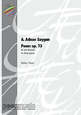 A. Adnan Saygun Notenblätter Poem op. 73